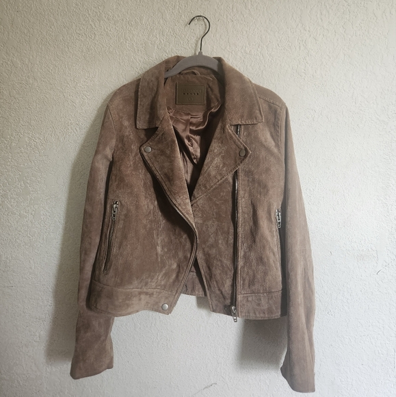 Blank NYC Suede Leather Moto Jacket - Picture 3 of 7